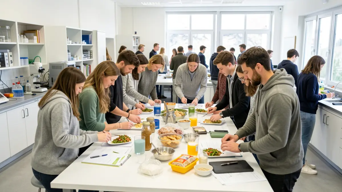 Image générique d'un atelier de planification alimentaire scientifique.