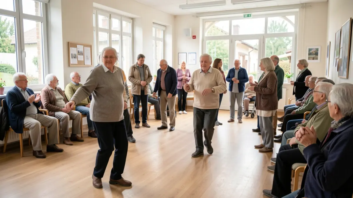 Generic image of seniors participating in a balance workshop.