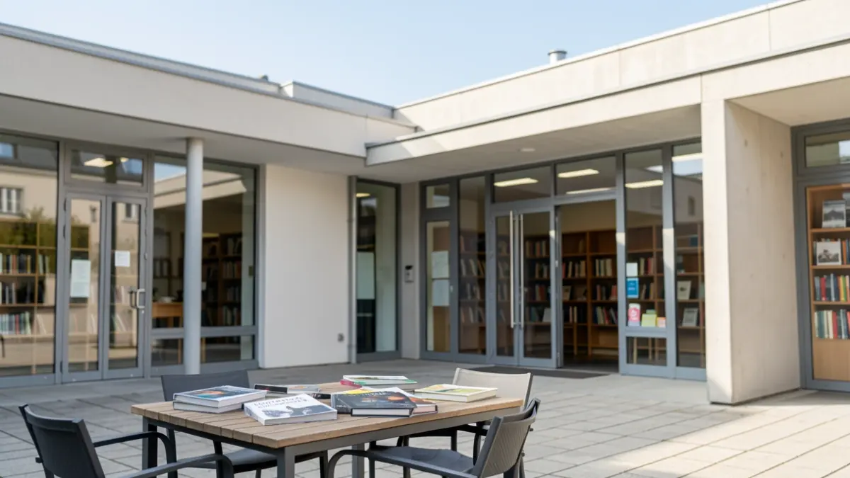 Georges Brassens library in Chambéry participating in the Biblis en folie event.