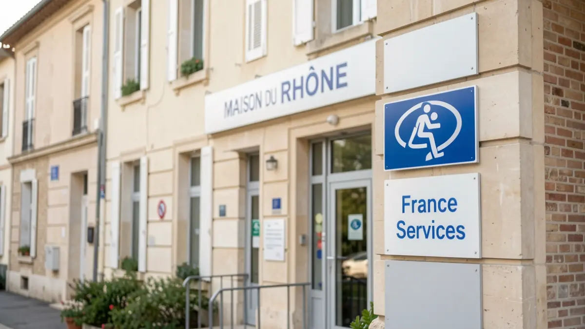 Generic image of the Maison du Rhône in Condrieu, a public service building.