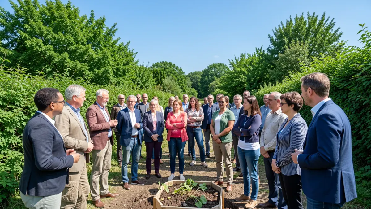 Generic image of outdoor composting training.
