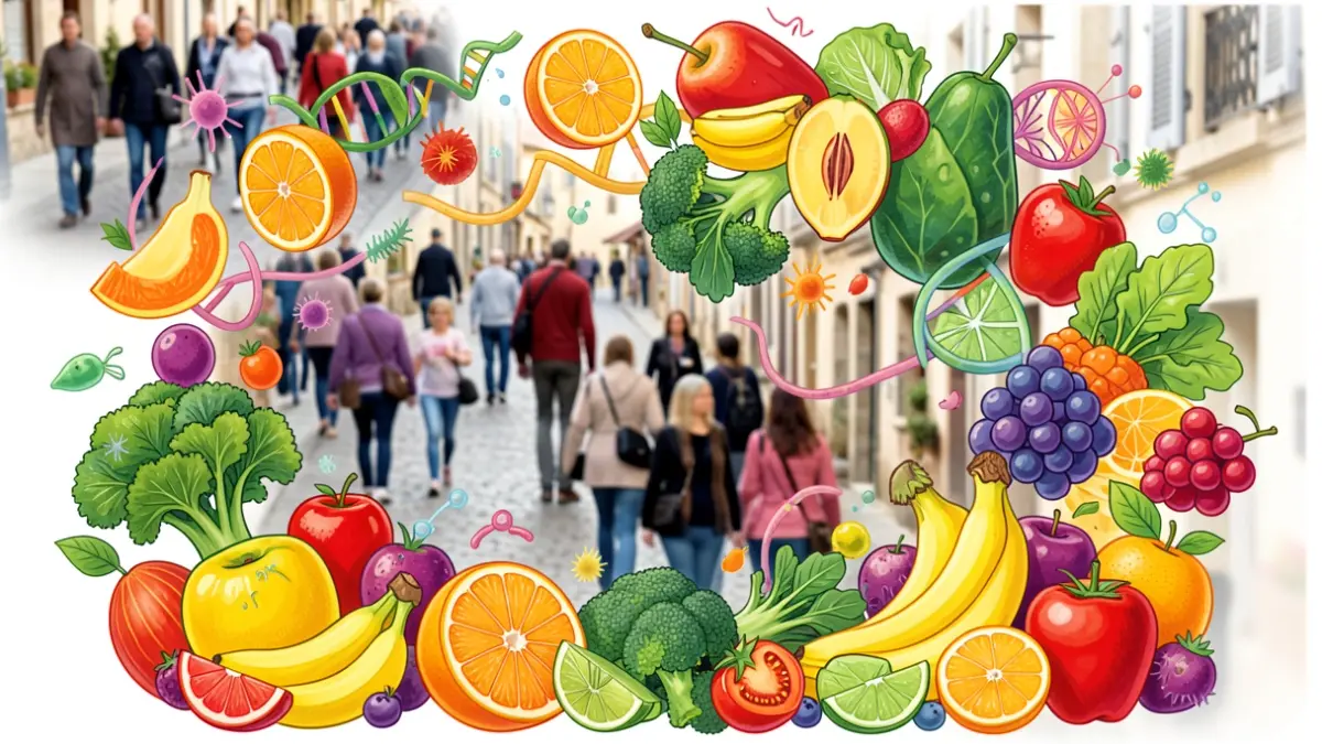 Generic image of a family festival themed around food.