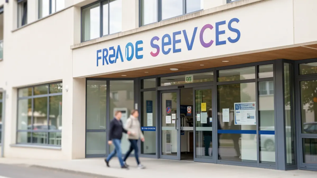 Welcoming France Services building in the Auvergne-Rhône-Alpes region.