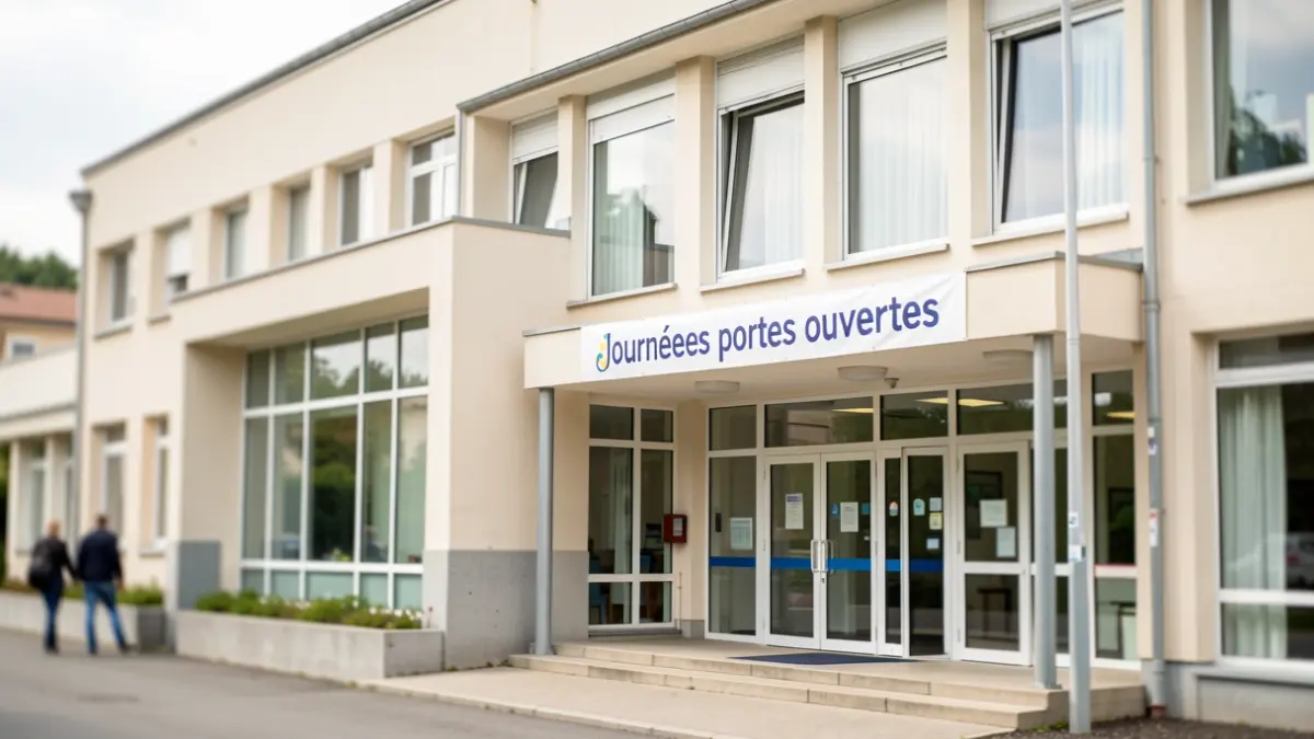 Exterior of the France Services building in Rumilly during open days.