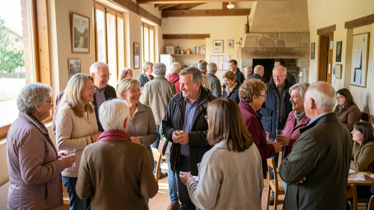 Generic image of people of different ages interacting in a community space.