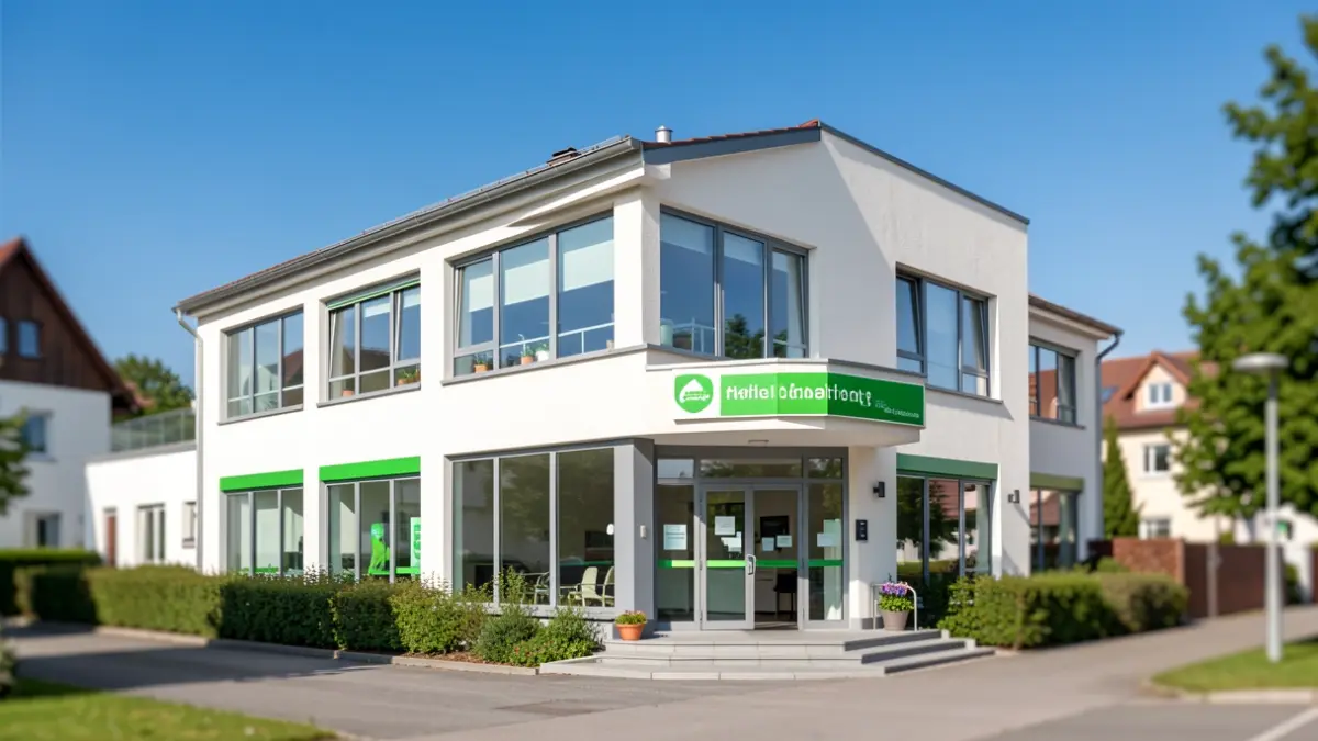 Generic image of a modern health center.