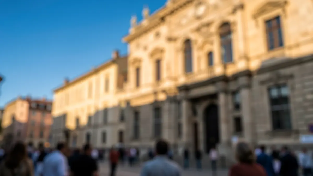 Generic image of a town hall facade.