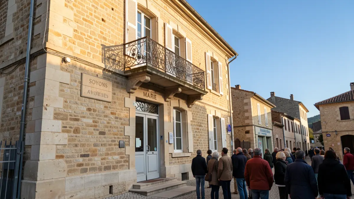 Generic image of the Town Hall of Soyons, Ardèche.