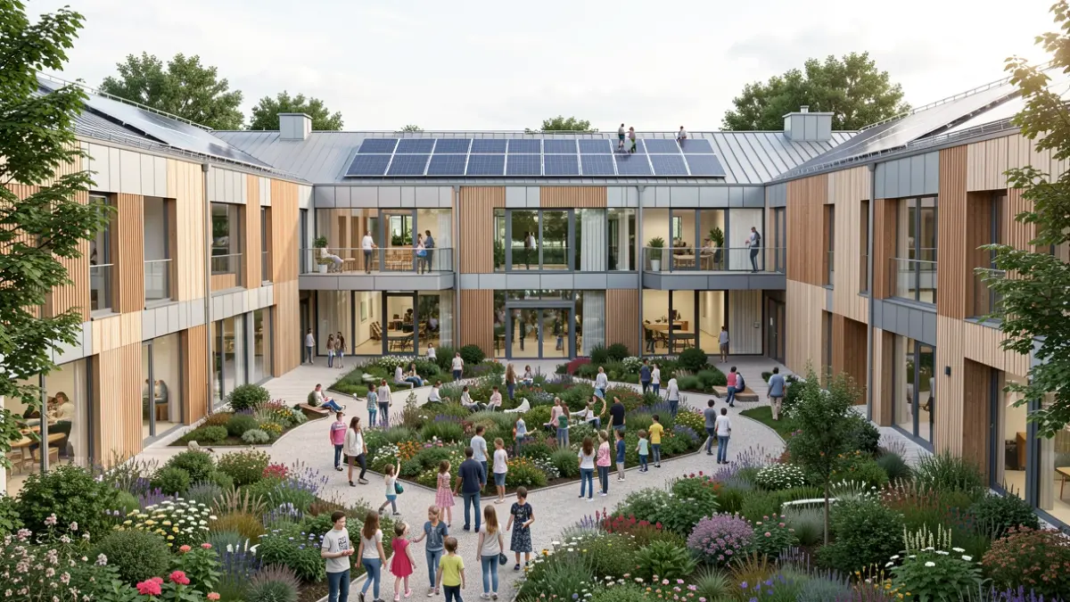 New outpatient care building for the Vinatier Hospital Center in Rillieux-la-Pape.