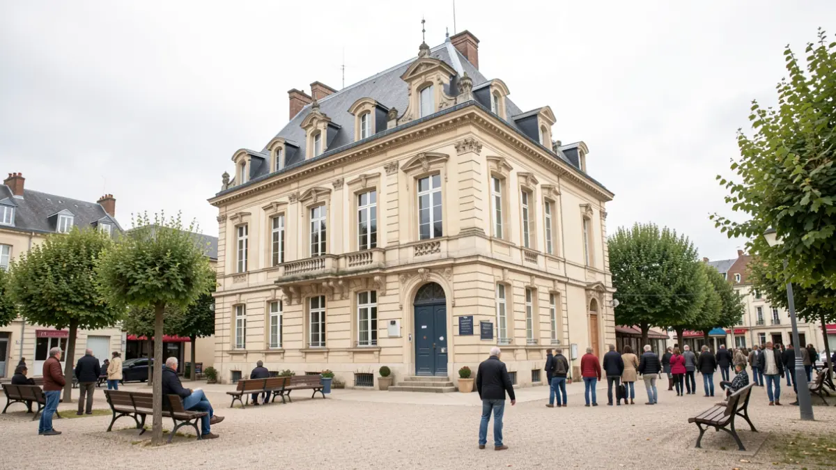 Historic municipal building in Saint-Georges-de-Reneins.