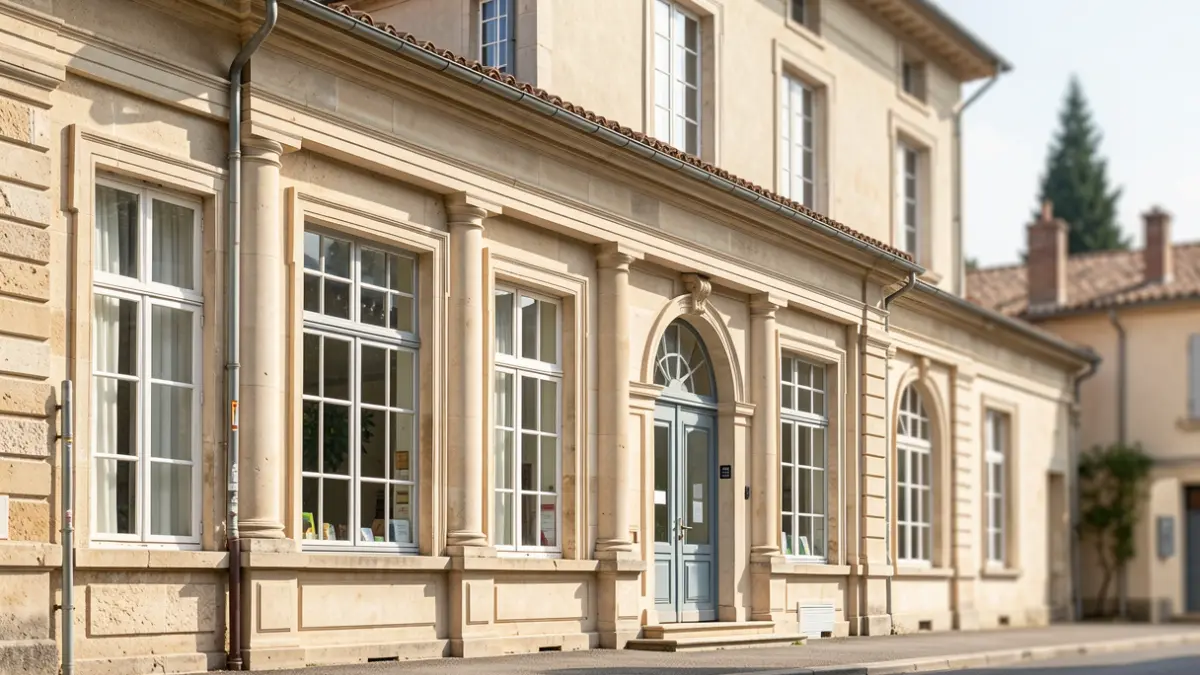 New premises for the SOU of secular schools in the former Public Treasury building of Saint-Paul-Trois-Châteaux.