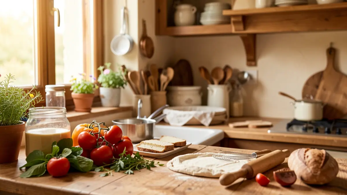 Generic image of a warm and welcoming kitchen.