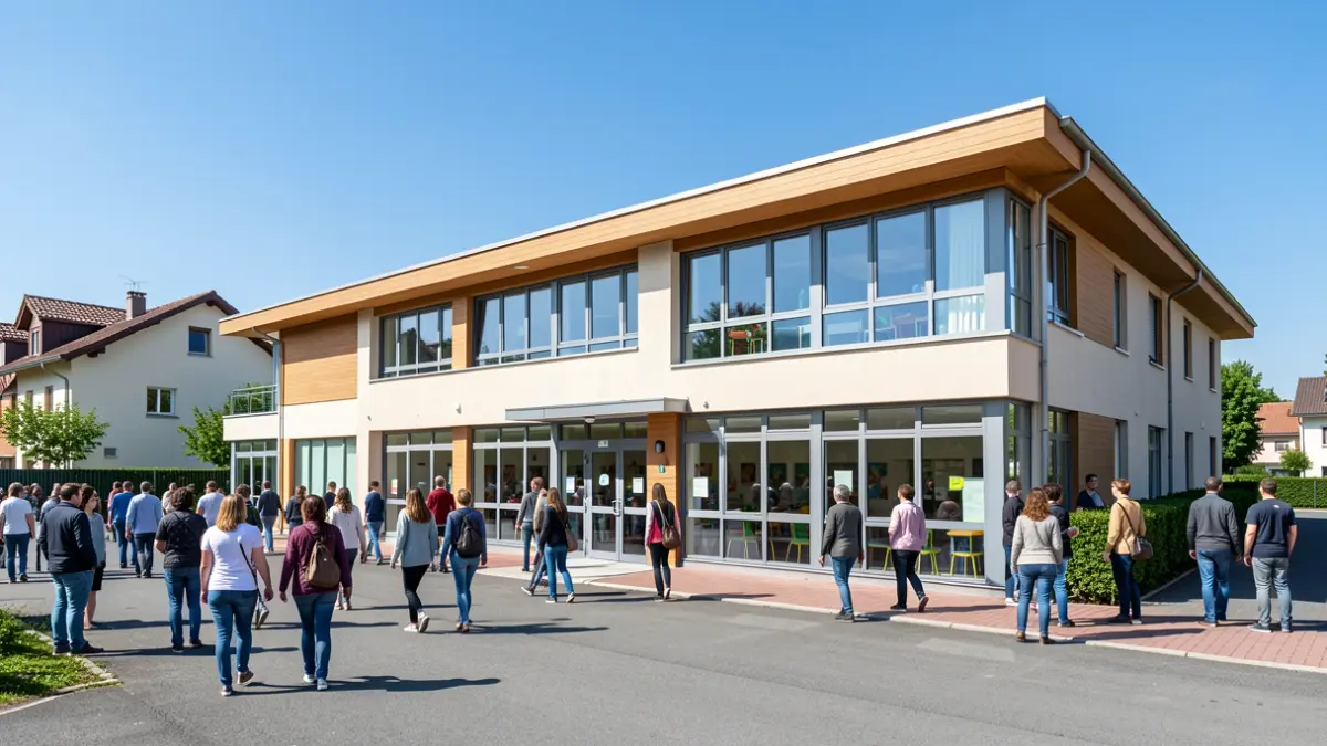 Generic image of a modern youth center in Vernaison.