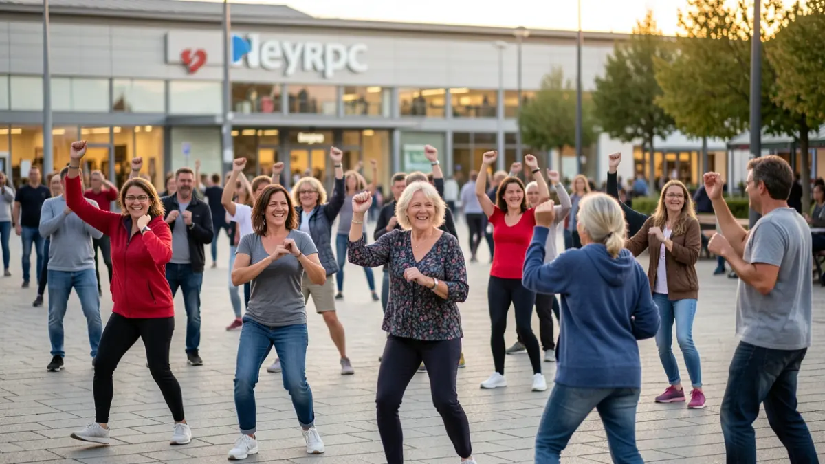 Generic image of a solidarity Zumba class in Saint-Martin-d'Hères.