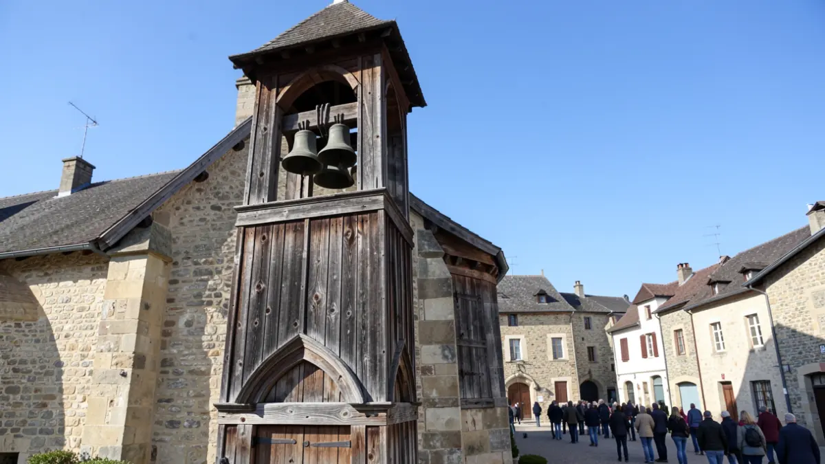 Generic image of the church bell tower in Allinges. Contains no proper names and does not depict the actual event.