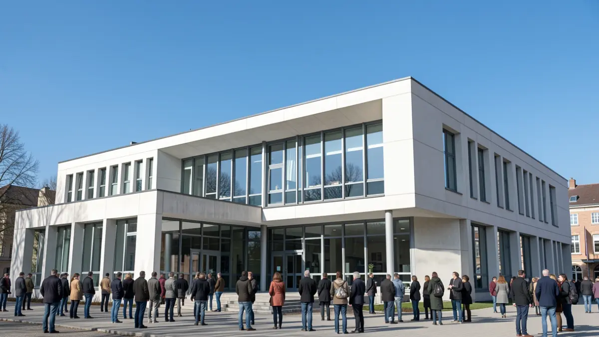 Generic image of a modern architecture school.