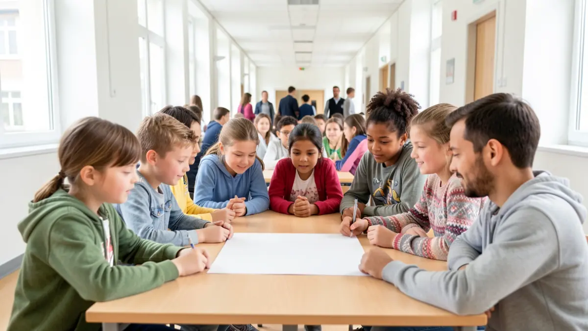 Image générique d'une communauté proposant un nom pour une nouvelle école.