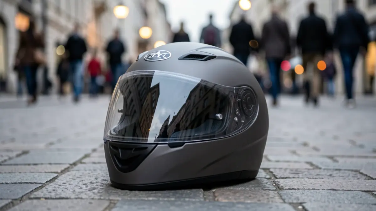 Electric scooter helmet, symbolizing the new regulation.
