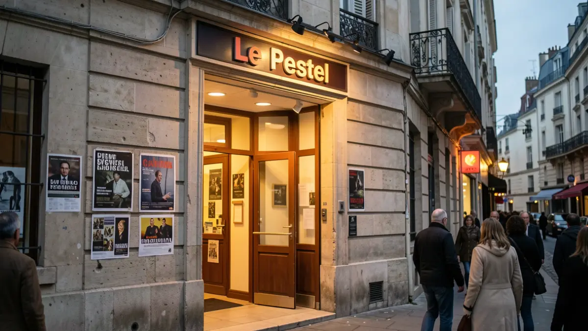 Facade of the Le Pestel cinema in Die.