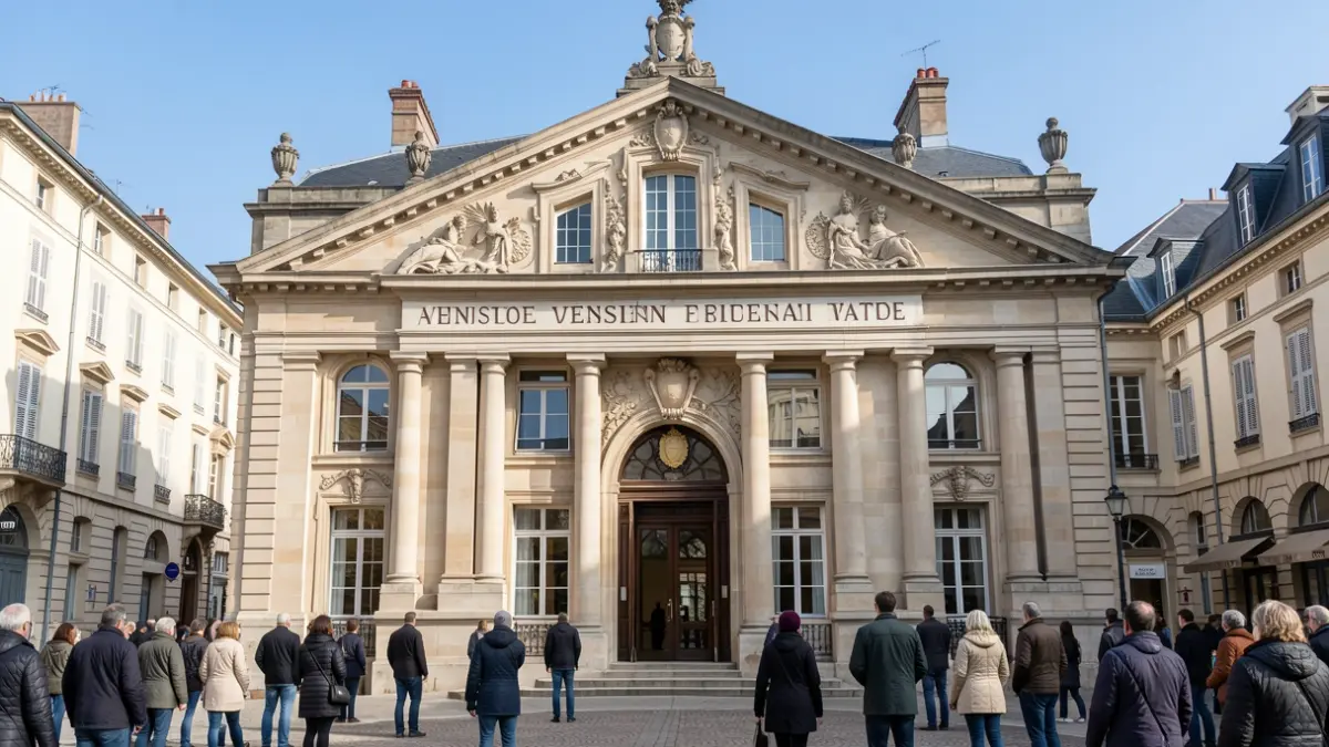 Generic image of a French town hall facade, without elements specific to the news.