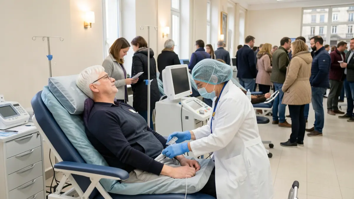 Generic image of a blood drive.