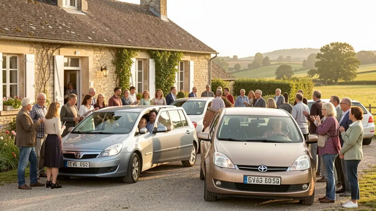 Image générique de covoiturage solidaire en milieu rural.