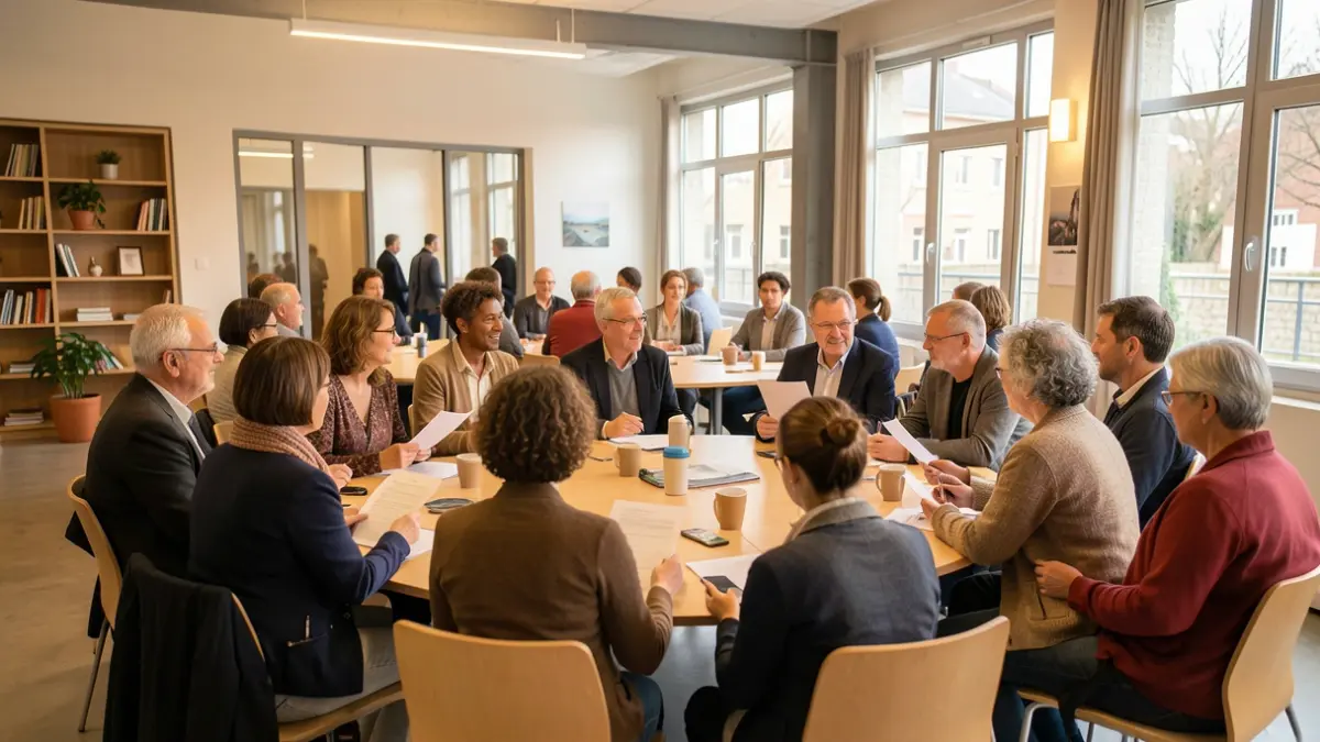 Generic image of people participating in a community meeting.