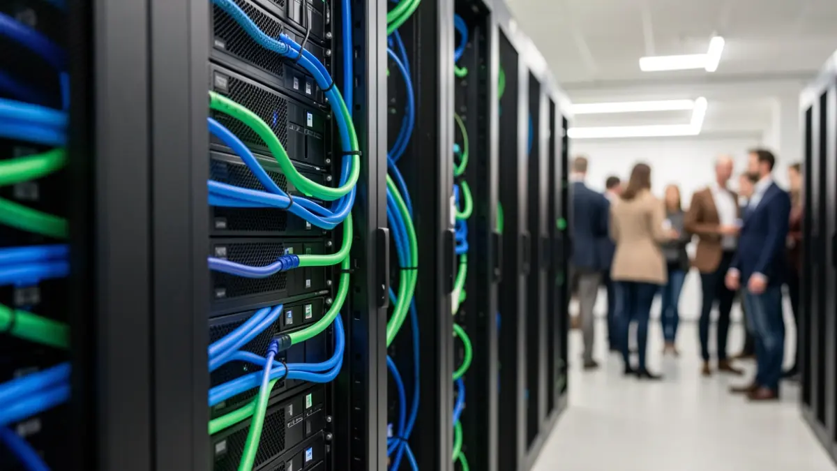 Innovative passive cooling system for eco-responsible data centers.