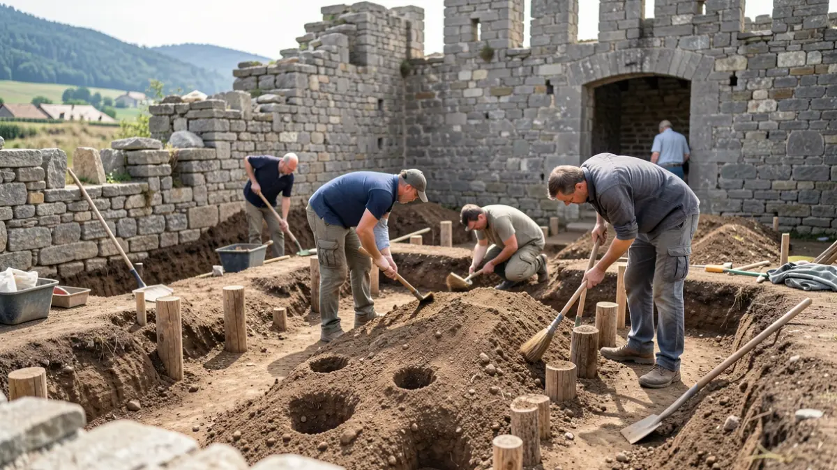 Generic image of a medieval archaeological excavation site.