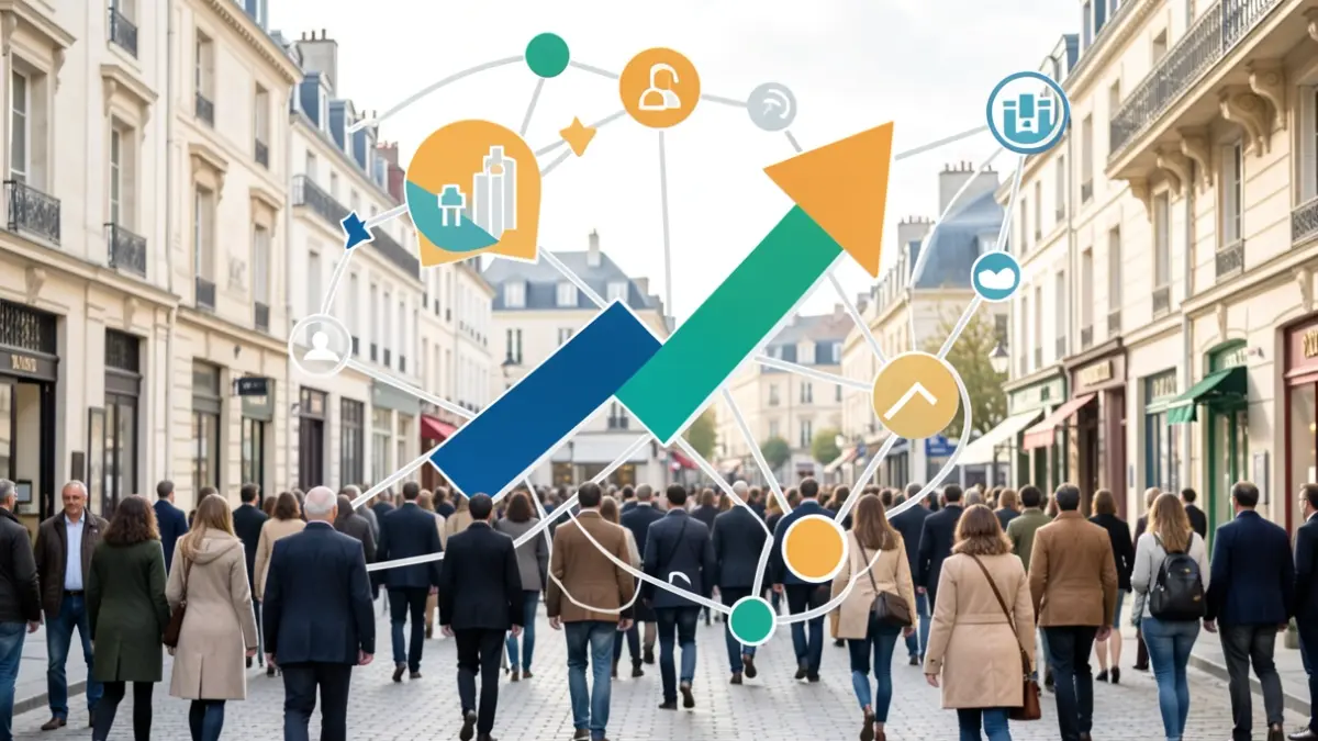 Generic image of economic development and business networking.