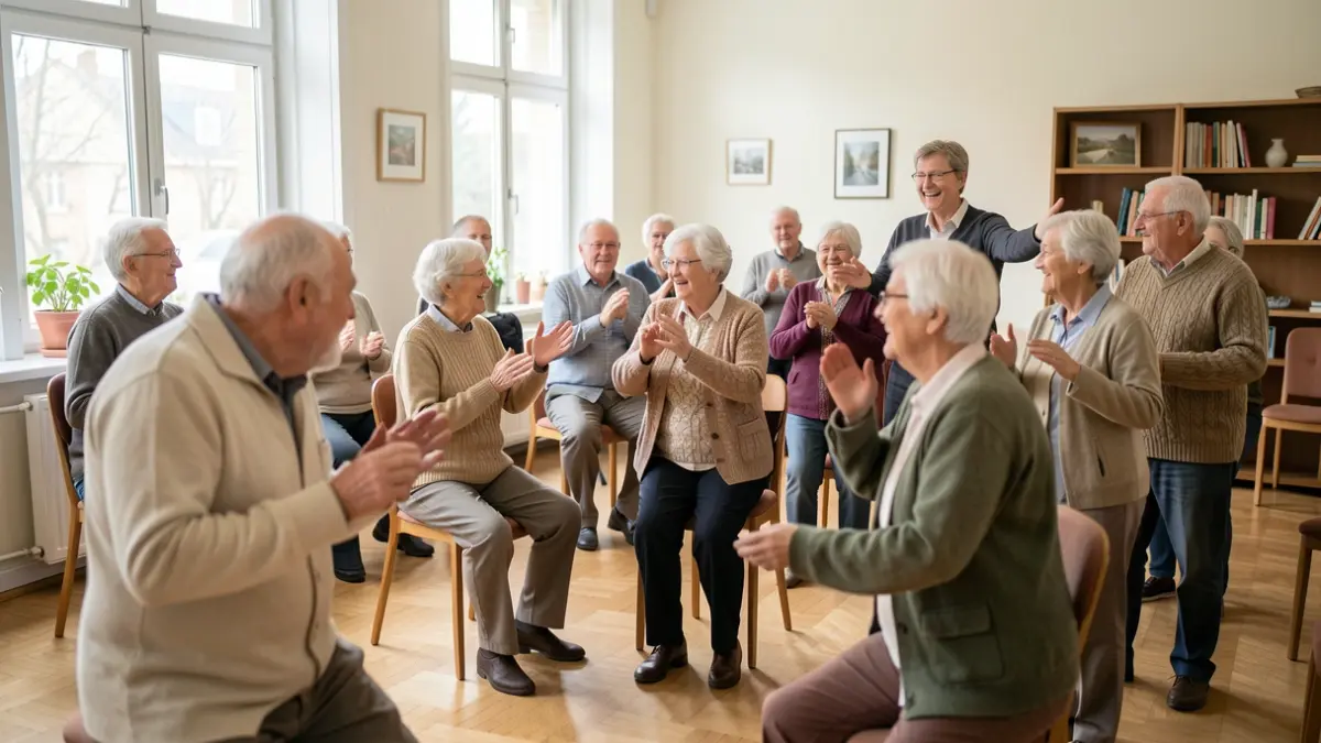 Generic image of a group activity for seniors.