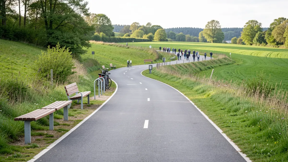 Generic image of the Via BoisCeyrat, a new cycling and pedestrian path through natural landscapes.