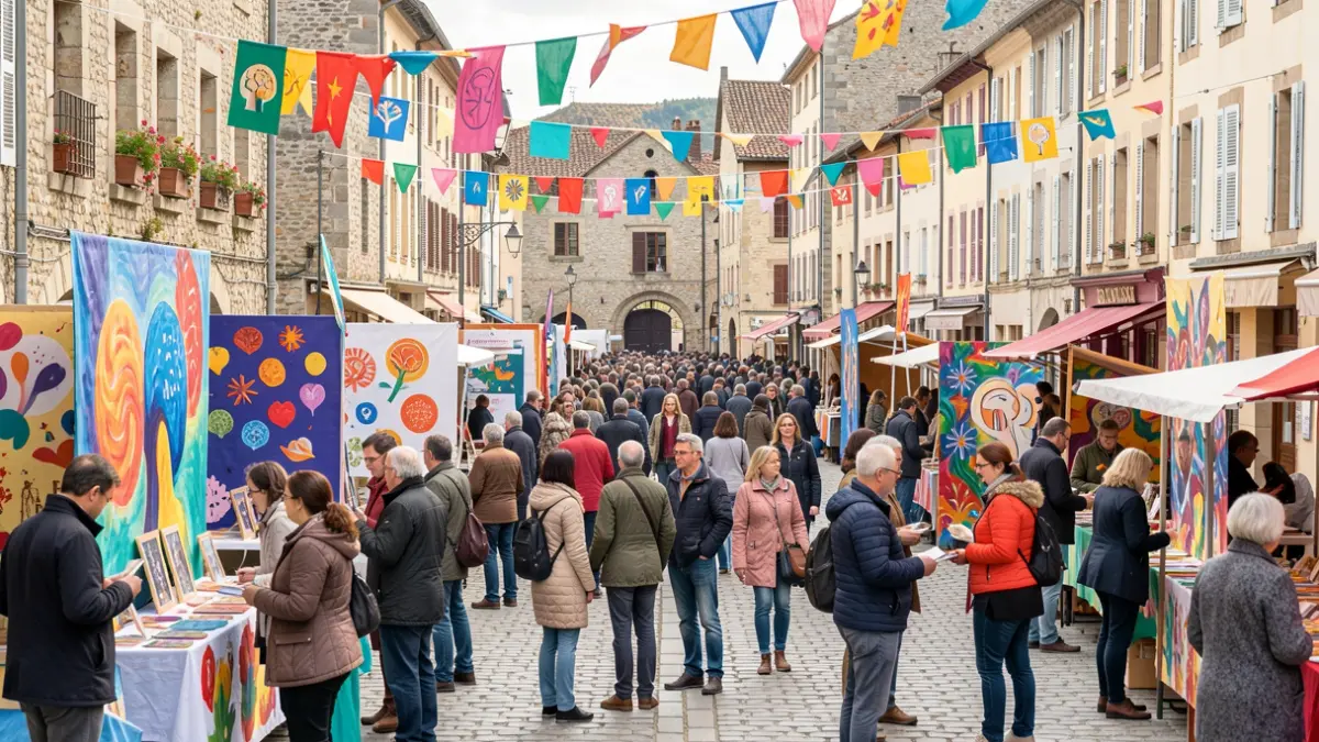 Generic image of a cultural festival on mental health in Montbrison.