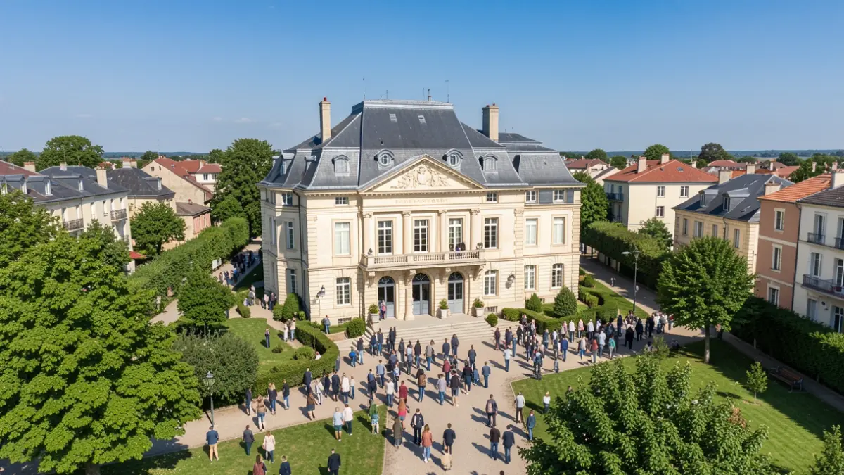 Image générique d'un bâtiment municipal dans une ville française.