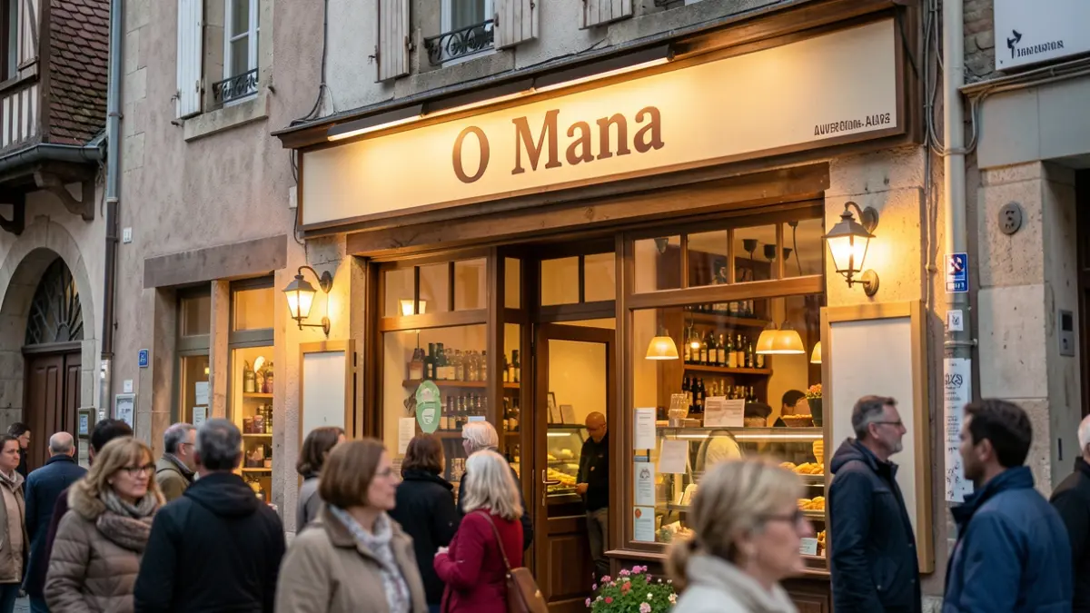 Facade of the O Mana establishment in Saint-Éloy-les-Mines.