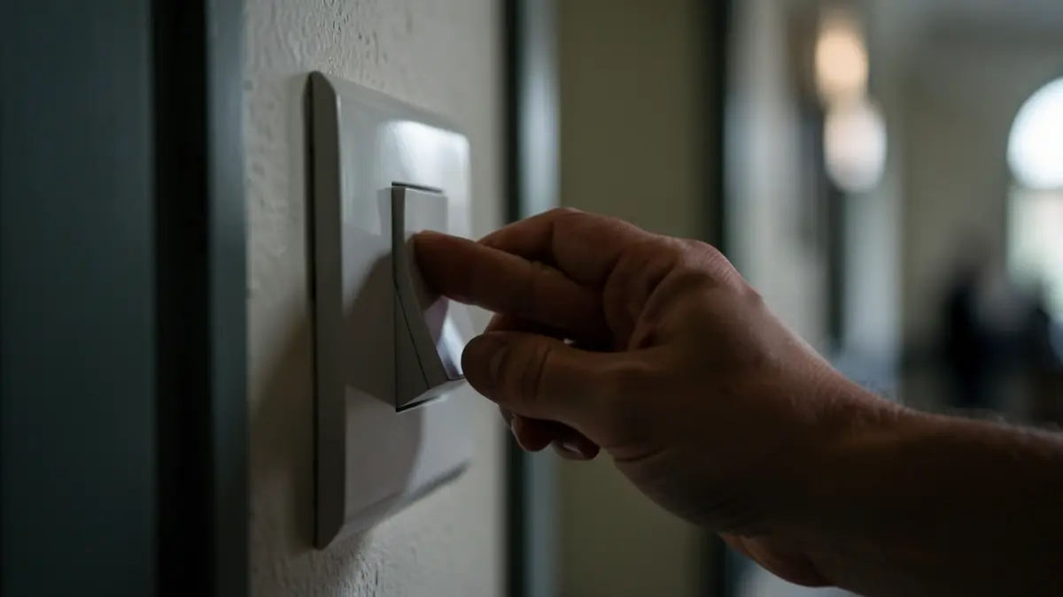 Generic image of an energy saving gesture.