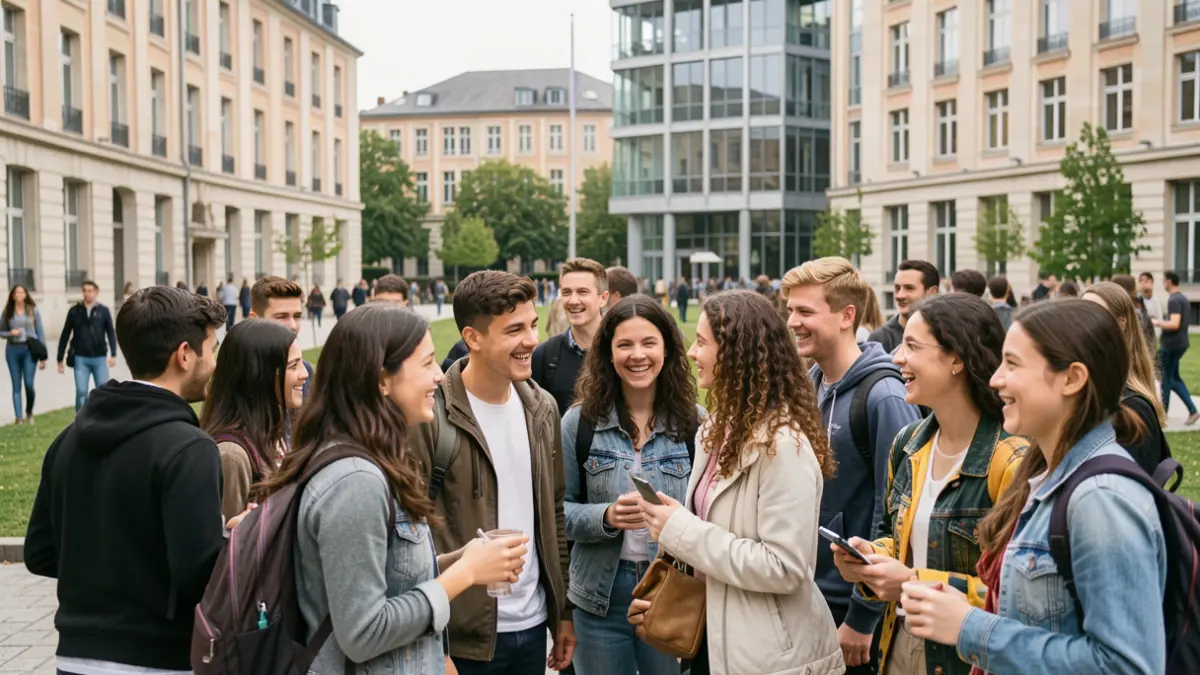 Generic image: with modern academic buildings in the background.