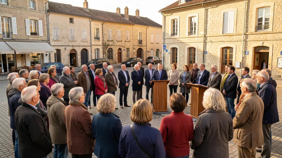 Generic image of citizens participating in a neighborhood meeting.