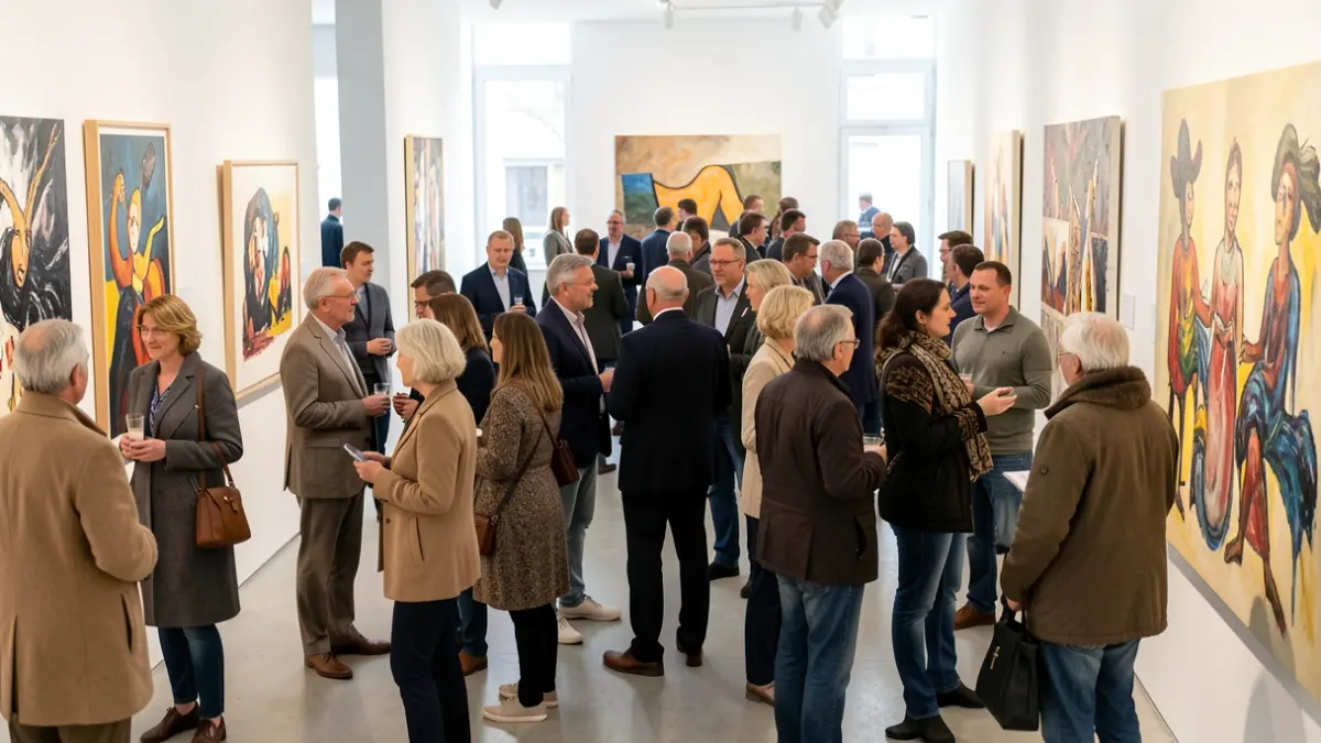 Generic image of people attending a cultural event.