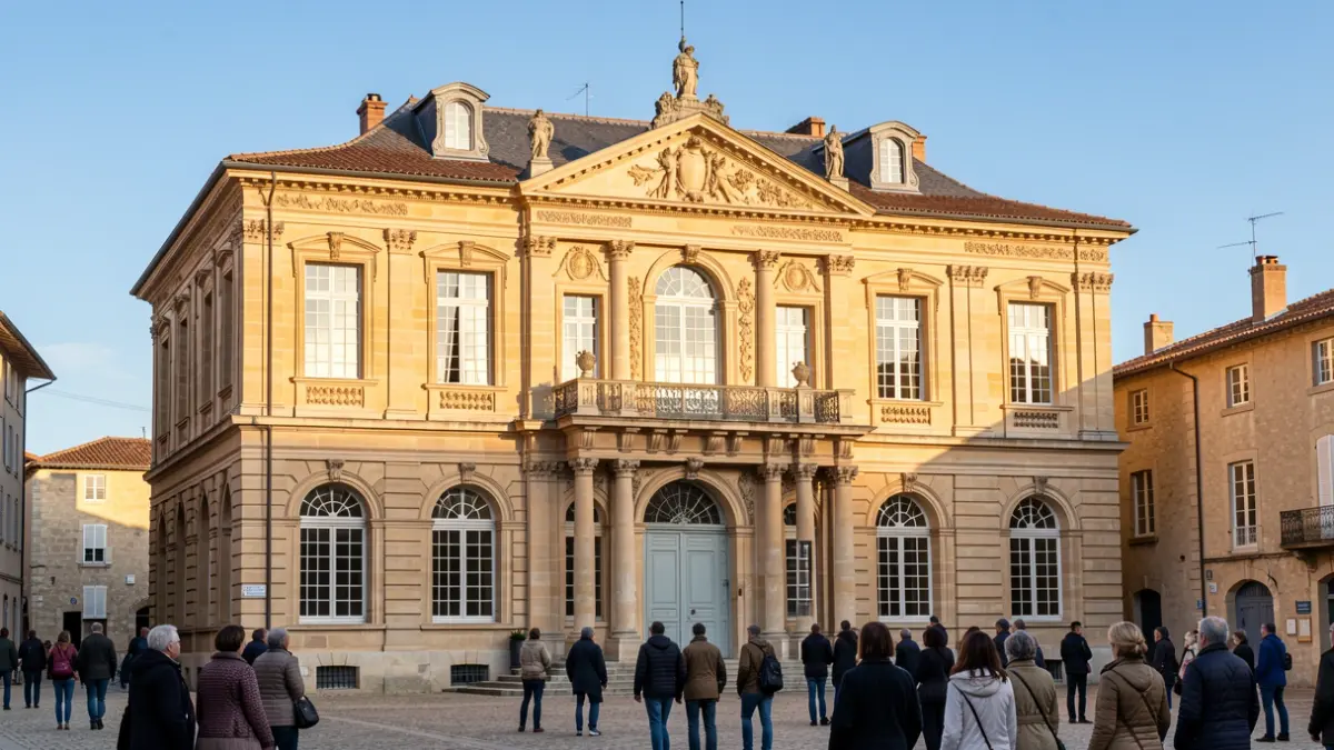 Generic image of a historic town hall facade.