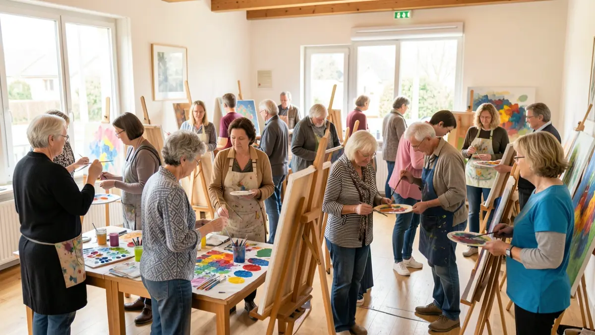 Generic image of a community art workshop.