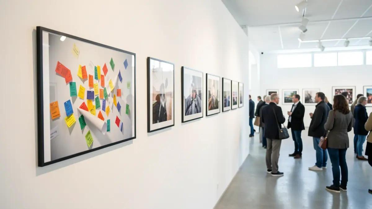 Image générique d'une exposition d'art contemporain.