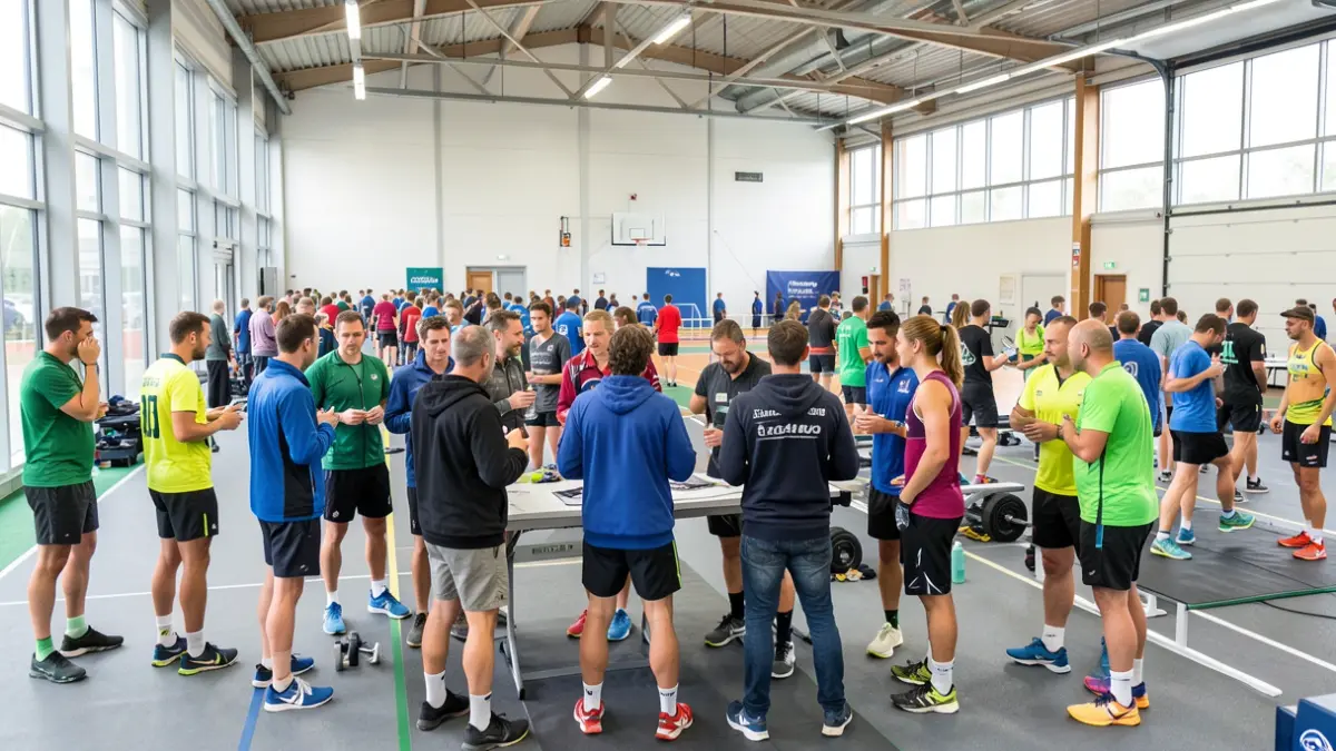 Generic image of athletes participating in a sports performance seminar in the Auvergne-Rhône-Alpes region.