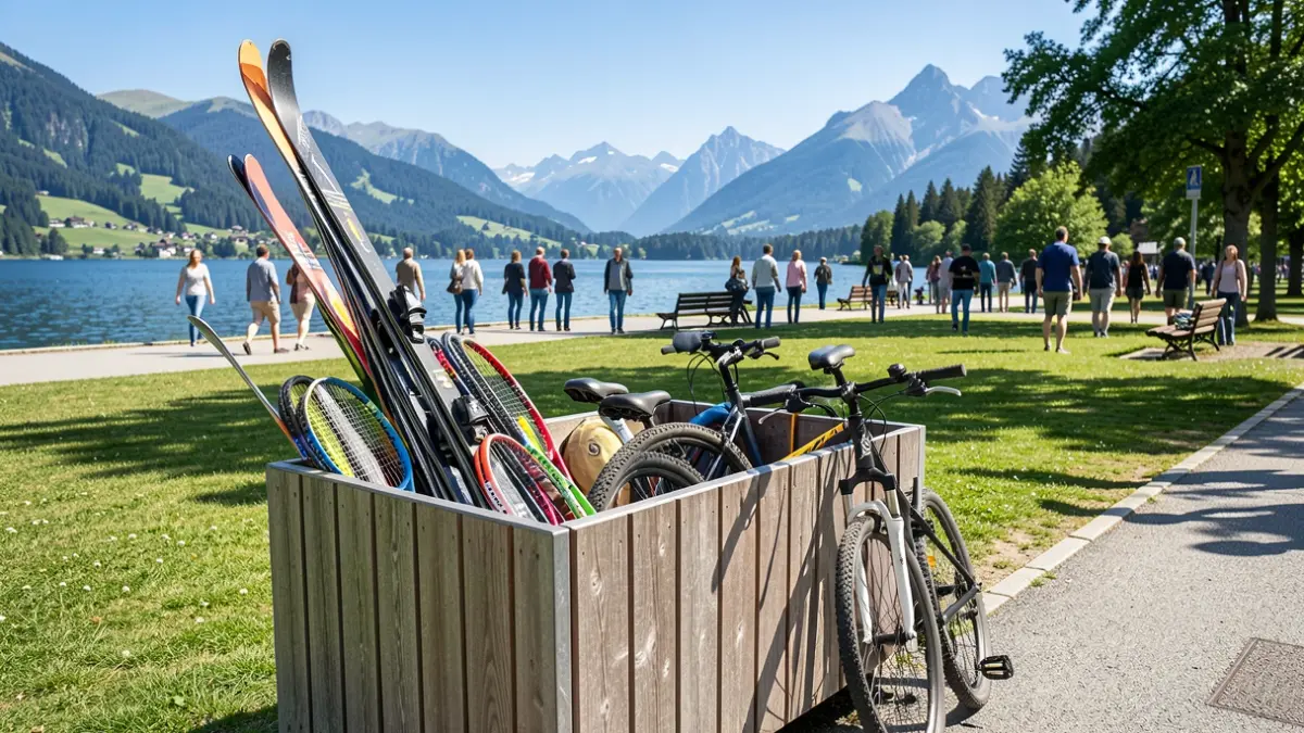 Generic image of sports equipment collection.