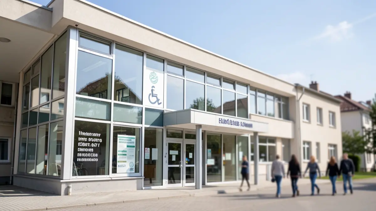 Generic image of a community social action center offering financial aid.