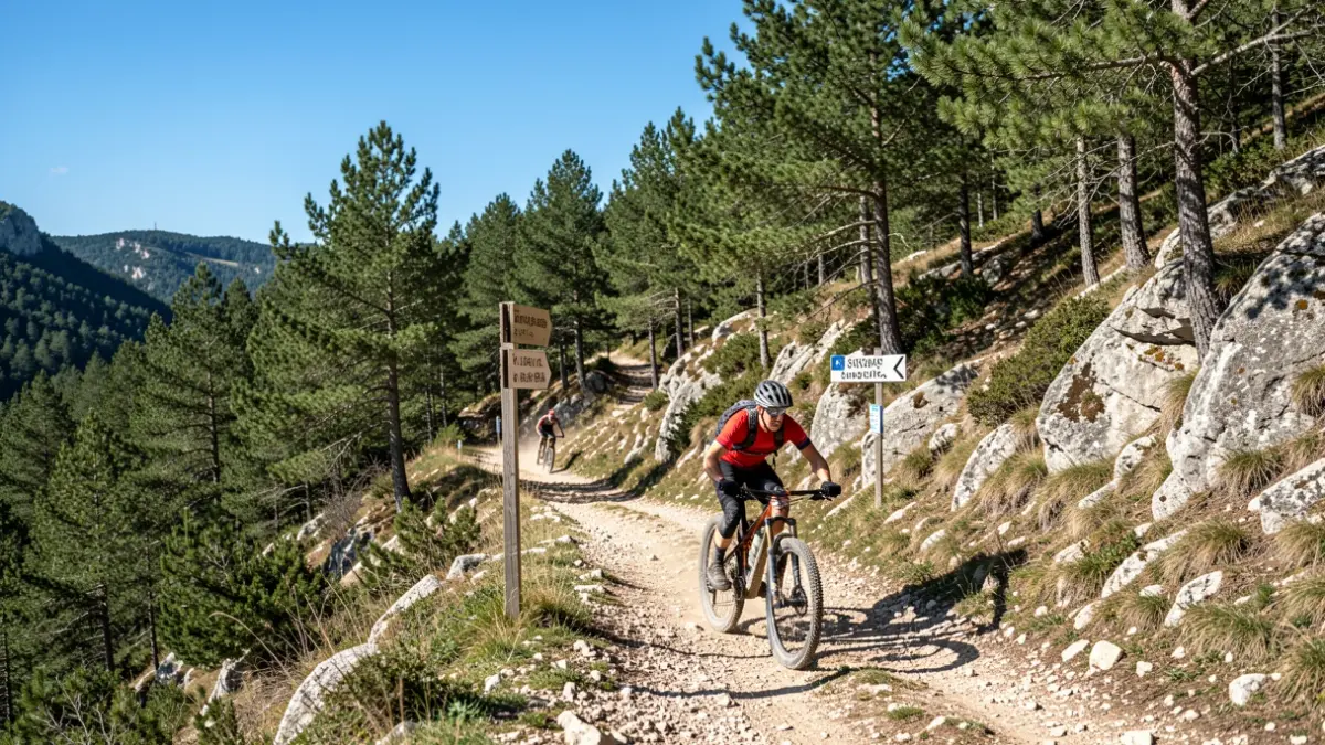 Nouvel itinéraire VTT Enduro inauguré dans les Baronnies.
